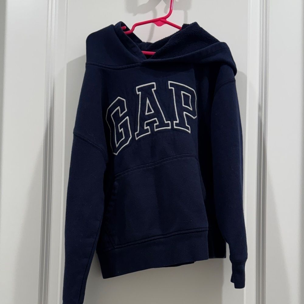 GAP Kids Navy Blue Logo Hoodie